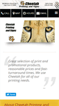 Mobile Screenshot of cheetah-printing.com
